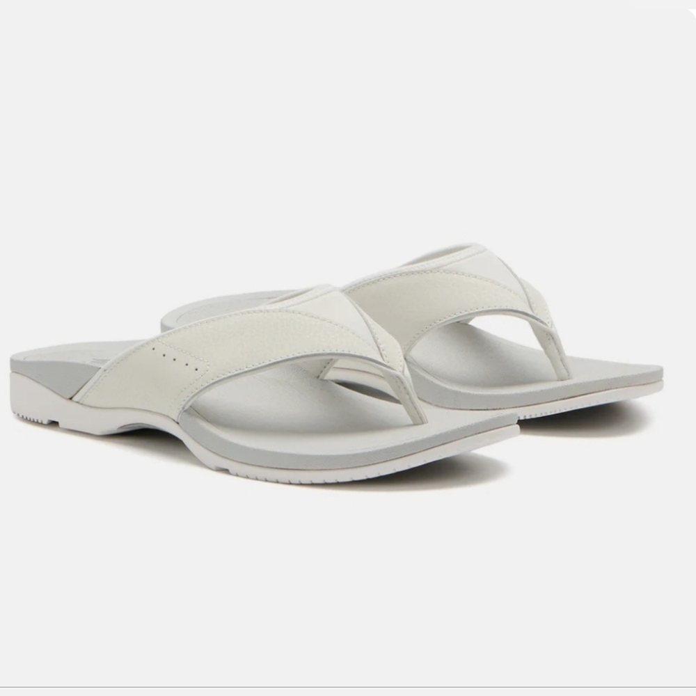 New The Walking Co. BALBOA METATARSAL Sandal White 5 Comfort Leather Shoe No Lid - Picture 11 of 14